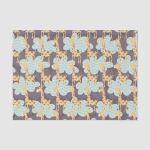 Clouds and Giraffes Tissue Paper