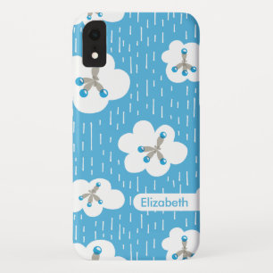 Clouds And Methane Molecules Blue Geek Name iPhone XR Case