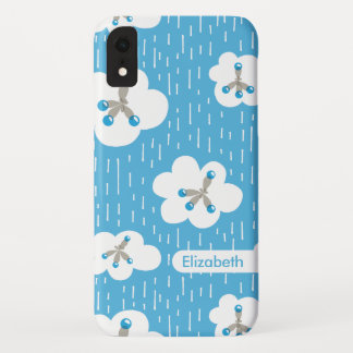 Clouds And Methane Molecules Blue Geek Name iPhone XR Case