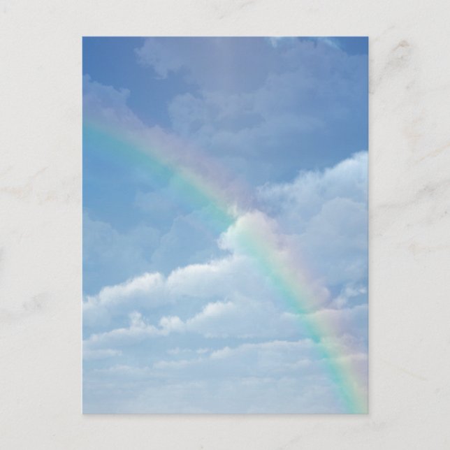 Clouds and Rainbow Postcard (Front)
