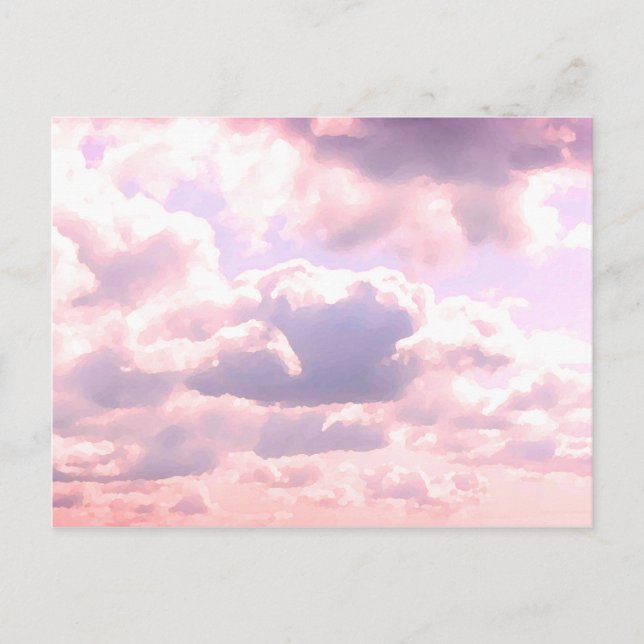 Clouds and Sunset Postcard (Front)