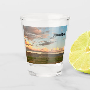 Clouds at Namibia Golden Hour Shot Glass
