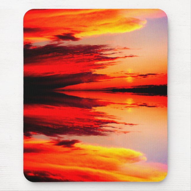 Clouds at sunset art mouse mat (Front)