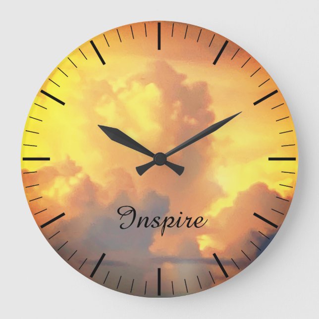 Clouds at Sunset Clock (Front)