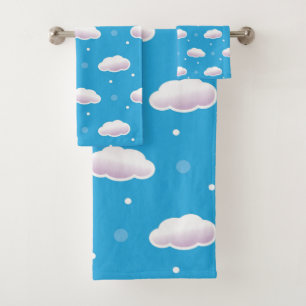 Clouds Bath Towel Set