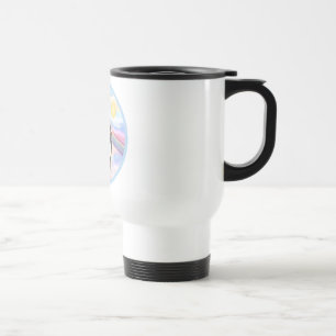 Clouds - Bernese Mountain Dog Angel Travel Mug