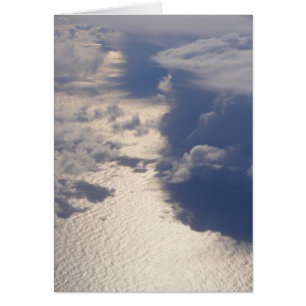 Clouds Blank Note Card (Design 4)