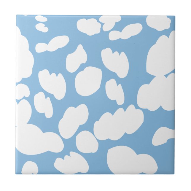 Clouds Blue Sky Clouds  Tile (Front)