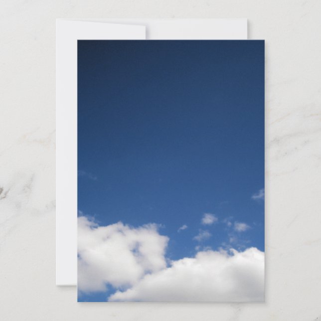 Clouds & Blue Sky Invitation (Front)