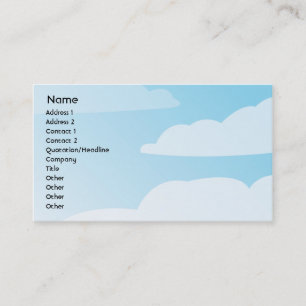 Clouds - Business Business Card