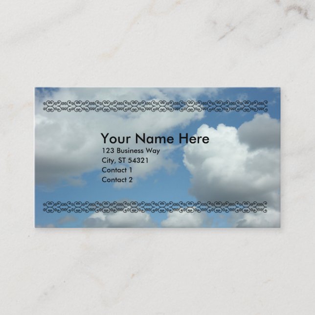 Clouds Business Card (Front)