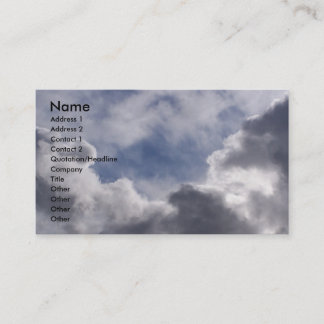 Clouds Business Card