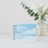 Clouds - Chubby Business Card (Standing Front)
