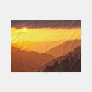 Clouds Fills Valley, Tennessee Fleece Blanket