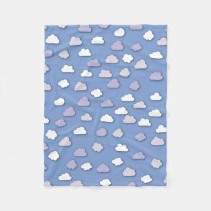clouds fleece blanket