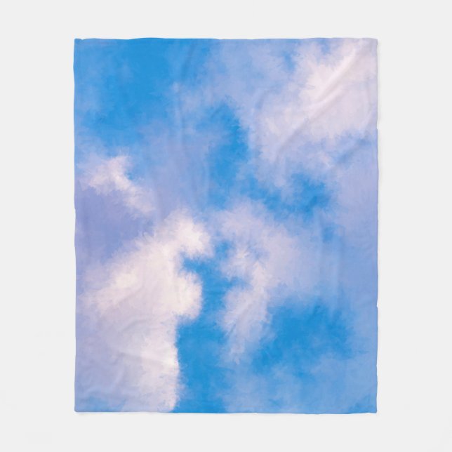 Clouds Fleece Blanket, 50"x60" Blanket (Front)