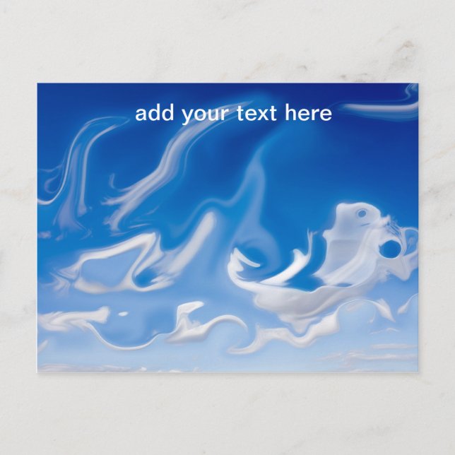 clouds-ghost postcard (Front)