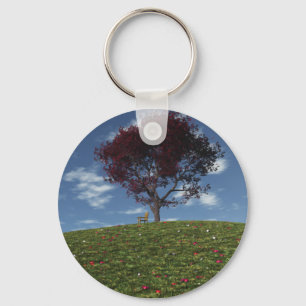 Clouds Go Sailing By Keychain
