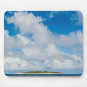Clouds Hover Over Little Island Mouse Mat
