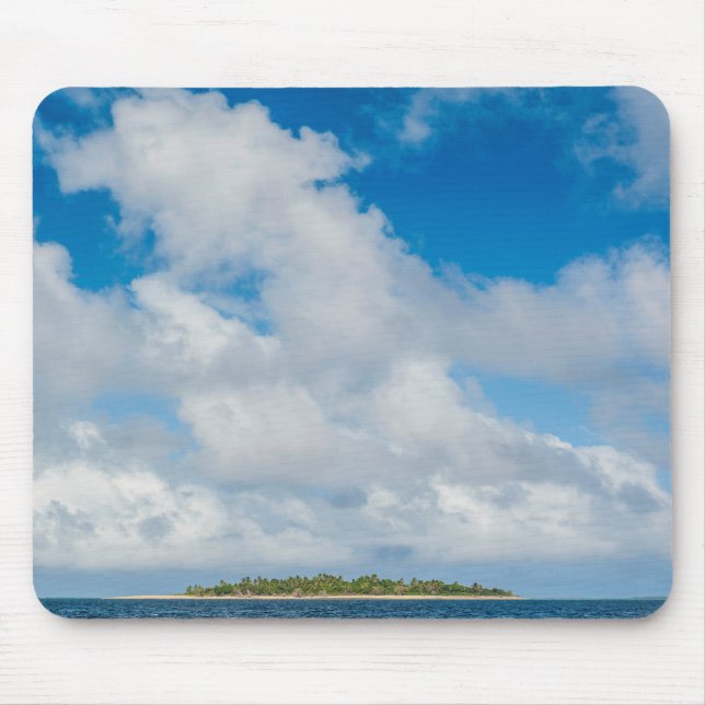 Clouds Hover Over Little Island Mouse Mat (Front)
