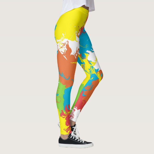 Clouds In My Coffee Leggings (Right)