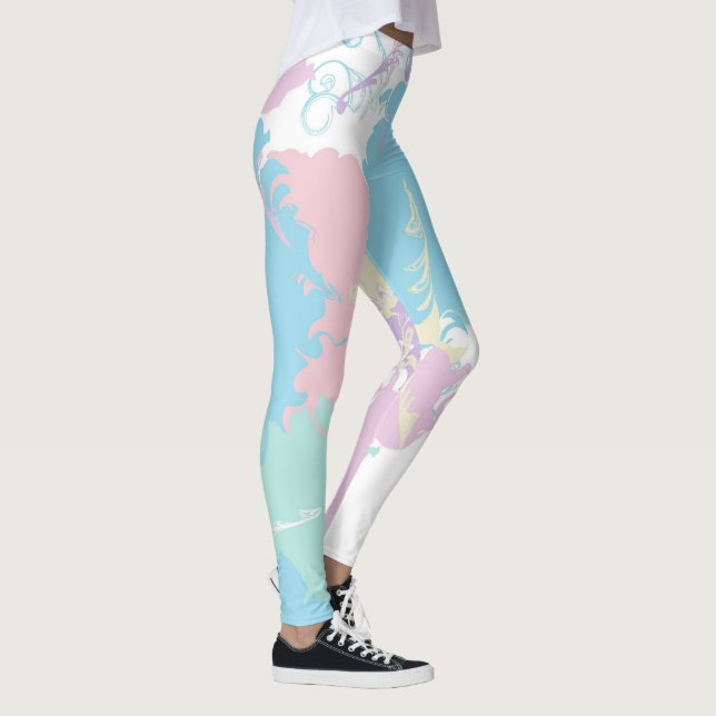 Clouds In My Coffee Leggings (Right)