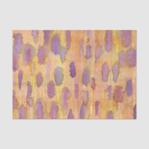 Clouds in Plum Yellow Tissue Paper