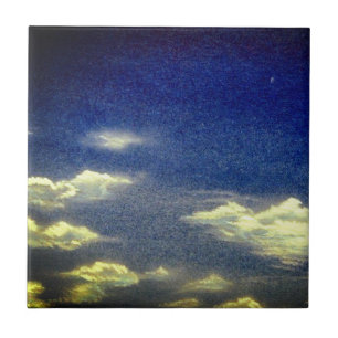 Clouds in the blue sky Ceramic Tile