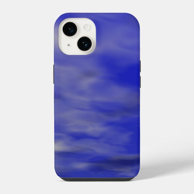 CLOUDS IN THE BLUE SKY iPhone CASE (Back)