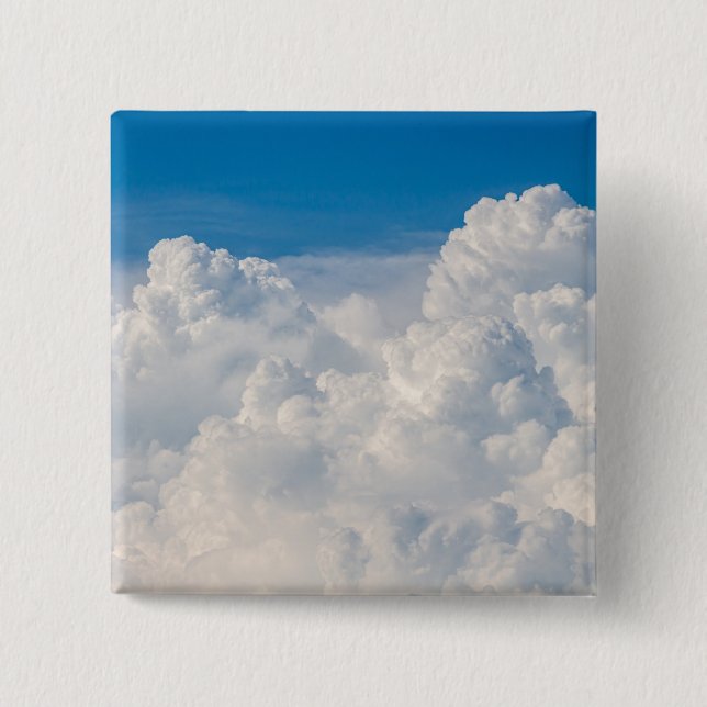 Clouds in the Sky 15 Cm Square Badge (Front)