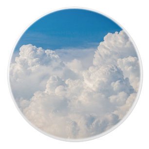 Clouds in the Sky Ceramic Knob