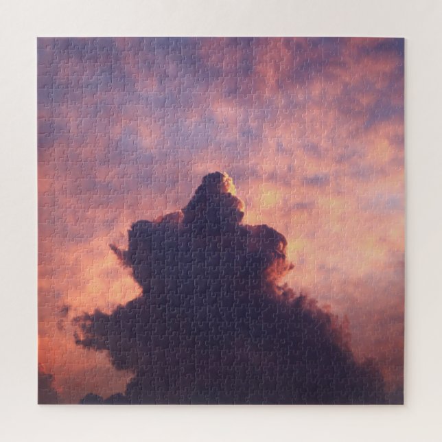 Clouds in the sky during a sunset jigsaw puzzle (Vertical)