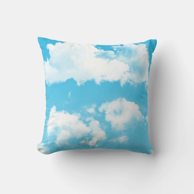 Clouds in the Sky Kids Cushion (Front)