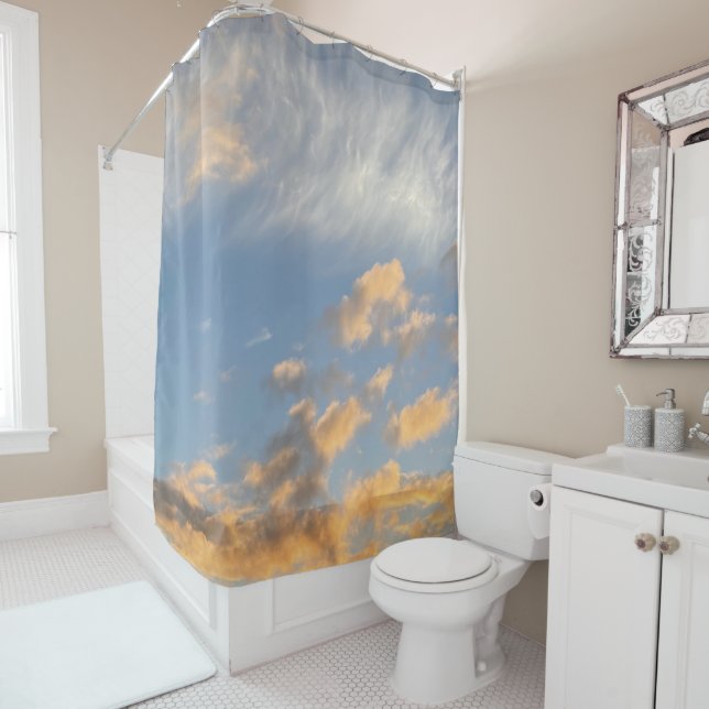 "Clouds In the Sky"  Shower Curtain (In Situ)