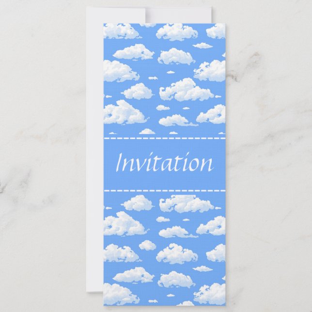 Clouds Invitation (Front)
