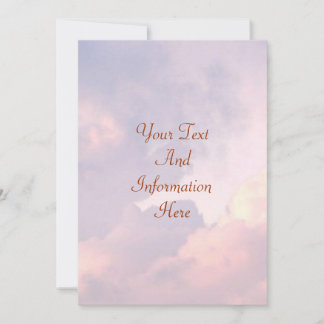Clouds Invitation