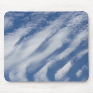 clouds lay down mouse mat
