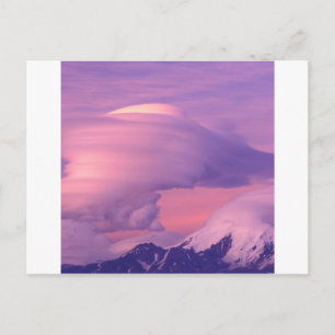 Clouds Lenticular Over Mount Drum Alaska Postcard