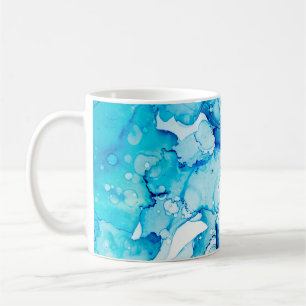 Clouds Macro. Sapphirine and White color Spots. Oc Coffee Mug