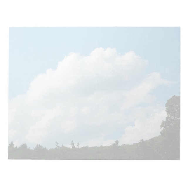 Clouds Meet Trees Notepad (Front)