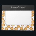 Clouds Notepads<br><div class="desc">Fluffy white clouds on blue sky and ribbon with space for text</div>