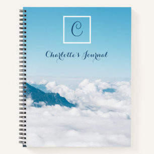 Clouds ocean Landscape Nature Monogram Journal