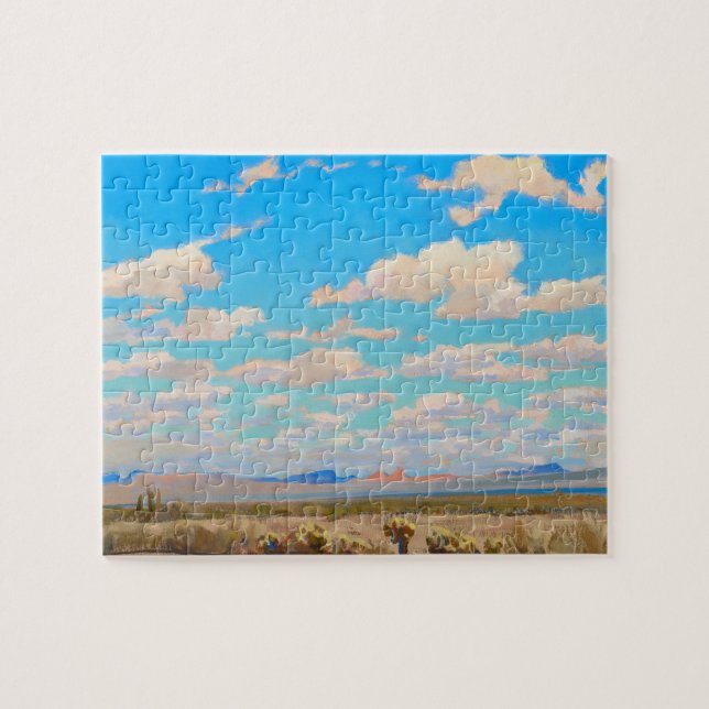 Clouds of a Summer Afternoon by Maynard Dixon Jigsaw Puzzle (Horizontal)