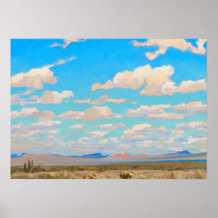 Clouds of a Summer Afternoon by Maynard Dixon Poster