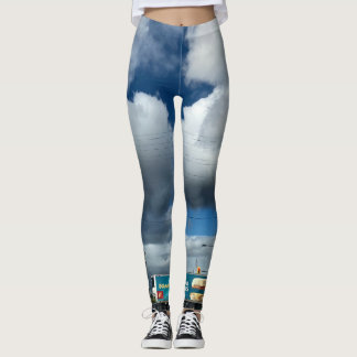 Clouds of the Day Series by AskStudio Leggings