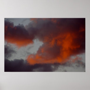 Clouds On Fire Poster