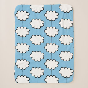 Clouds on Strings Sherpa Blanket