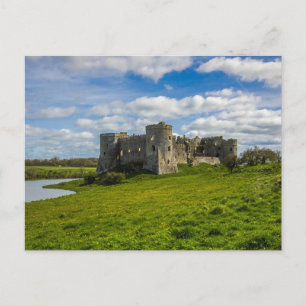 Clouds Over Carew Castle Postcard