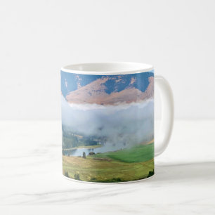 Clouds Over Flathead River Coffee Mug