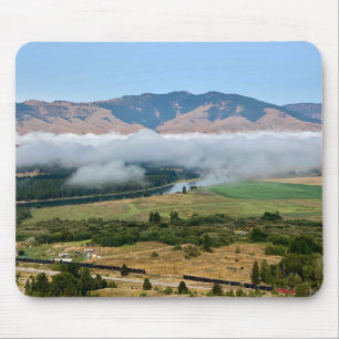 Clouds over Flathead River Mouse Mat